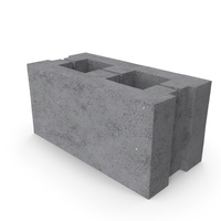 Hollow Concrete Wall Brick PNG & PSD Images
