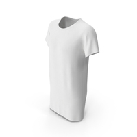 White Longline Men T Shirt PNG & PSD Images