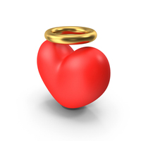 Holy Love Red Heart PNG & PSD Images