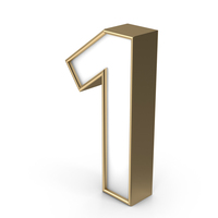 Number 1 PNG & PSD Images