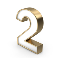 Number 2 PNG & PSD Images