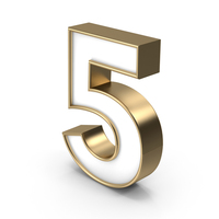 Number 5 PNG & PSD Images