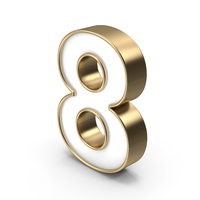 Number 8 PNG & PSD Images