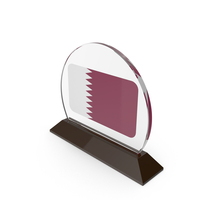 Qatar Flag Trophy PNG & PSD Images