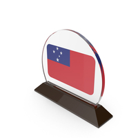 Samoa Flag Trophy PNG & PSD Images