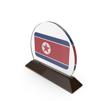 North Korea Flag Trophy PNG & PSD Images