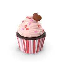 Valentines Day Cupcake PNG & PSD Images