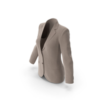 Beige Women Formal Suit Jacket PNG & PSD Images