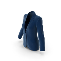 Blue Women Formal Suit Jacket PNG & PSD Images