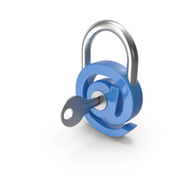 At Sign Padlock PNG & PSD Images