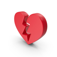 Broken Heart Symbol PNG & PSD Images