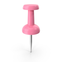 A Straight Pink Push Pin PNG & PSD Images