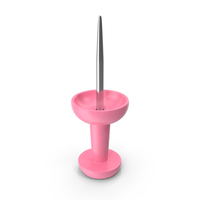 Pink Push Pin With The Point Facing Upwards PNG & PSD Images