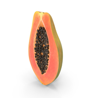 Papaya Half Cut Yellow PNG & PSD Images