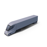 Playful Tesla Semi Truck PNG & PSD Images