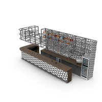 Modern Bar Counter Filled PNG & PSD Images