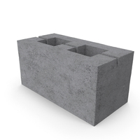 Hollow Concrete Brick PNG & PSD Images