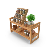 Kitchen Seasoning Storage Spice Rack PNG & PSD Images