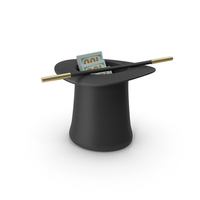 Magic Hat 100 US Dollar Money Currency Lots PNG & PSD Images