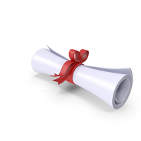 Diploma Scroll Cartoon PNG & PSD Images