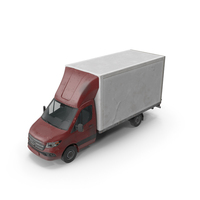 Generic Tail Lift Box Van Used PNG & PSD Images