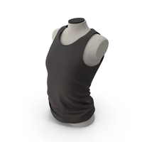 Female Undershirt Black PNG & PSD Images