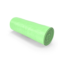 Green Eco Trash Bag Roll PNG & PSD Images