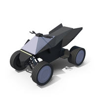 Stylized Tesla Cyberquad PNG & PSD Images
