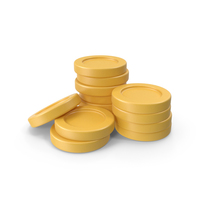 Cartoon Gold Coins PNG & PSD Images