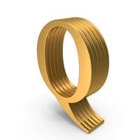 Alphabet Time Roman Gold Q PNG & PSD Images