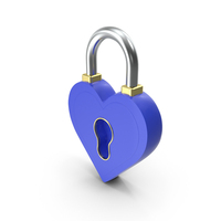Love Lock Pad Heart Lock Icon PNG & PSD Images