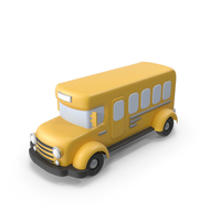 Cartoon School Bus PNG & PSD Images