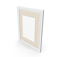 White Art Frame PNG & PSD Images