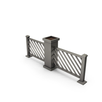 Stylized Fence Gray PNG & PSD Images
