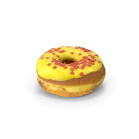 Yellow Donut PNG & PSD Images