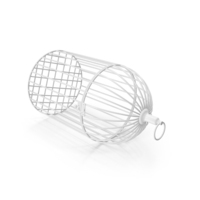 Monochrome Plastic Cage Lying PNG & PSD Images