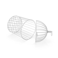 Monochrome Overturned Open Cage PNG & PSD Images