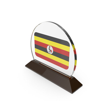 Uganda Flag Trophy PNG & PSD Images