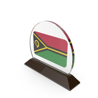 Vanuatu Flag Trophy PNG & PSD Images