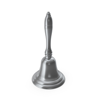 Silver Hand Bell PNG & PSD Images
