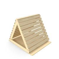 Popstick Craft Triangular Prism PNG & PSD Images