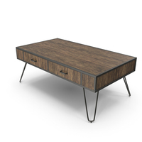 Rectangular Coffee Table Brown PNG & PSD Images