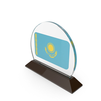 Kazakhstan Flag Trophy PNG & PSD Images