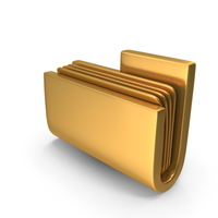 Files Document Paper Data Folder With Pepars Icon Gold PNG & PSD Images
