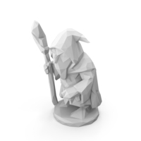 Stylized Warlock Magician PNG & PSD Images