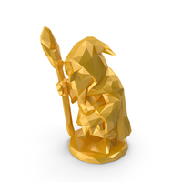 Stylized Warlock Magician PNG & PSD Images