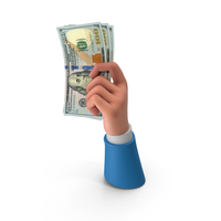 100 US Dollar Money Bill Hand  Holding Notes PNG & PSD Images