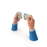 Cut Split 100 US Dollar Money Hand Hold PNG & PSD Images