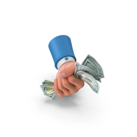 Fist 100 US Dollar Money Notes Bill PNG & PSD Images