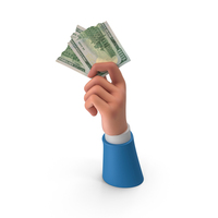 Hand Hold 100 US Dollar Money Split Note PNG & PSD Images